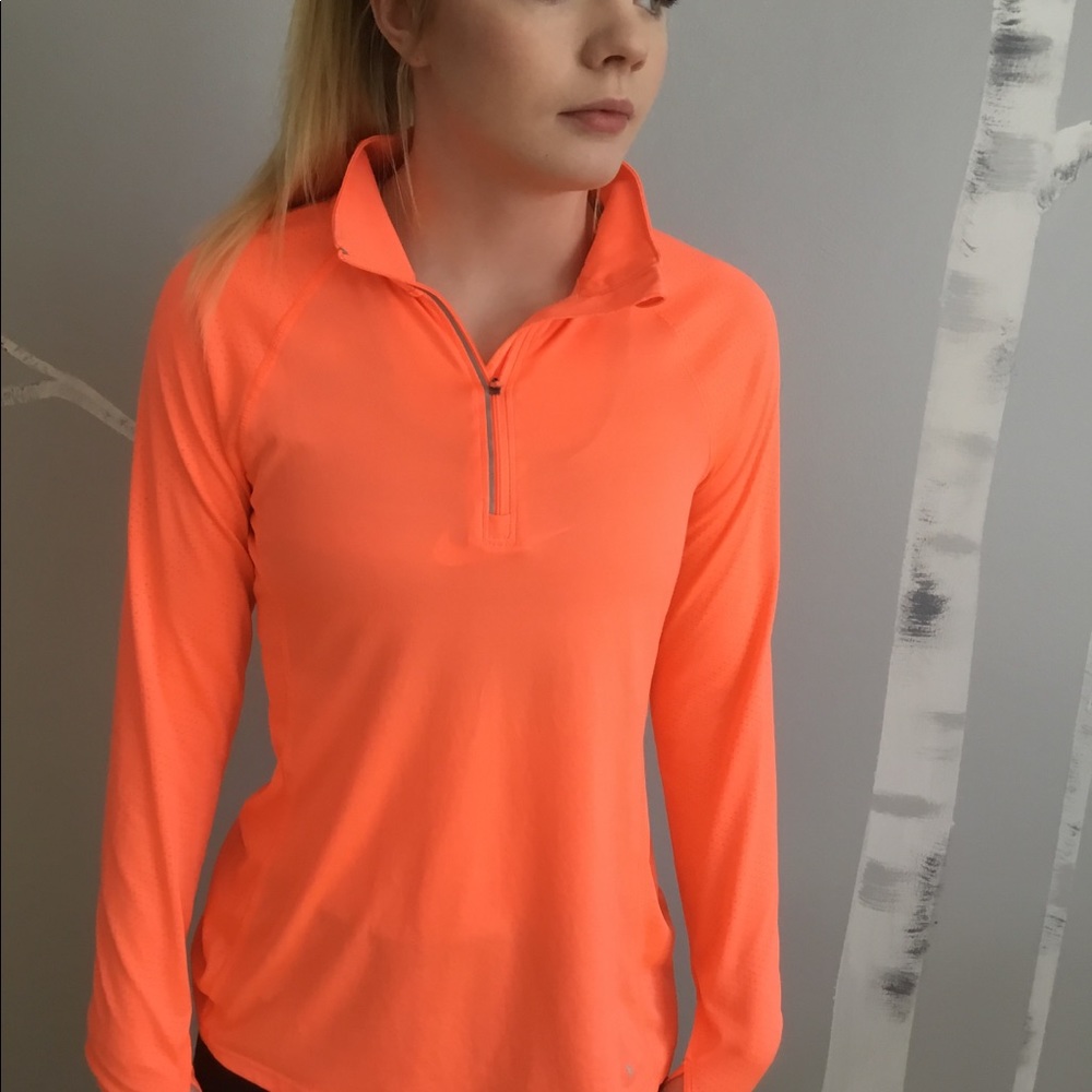 Dan skin bright orange pullover